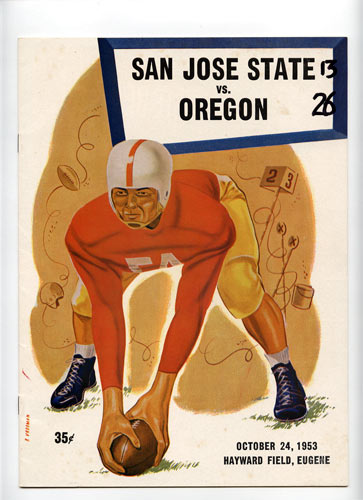 1953 San Jose State vs Oregon College Football Program