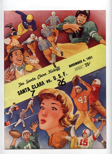 1951 Santa Clara vs USF College Football Program