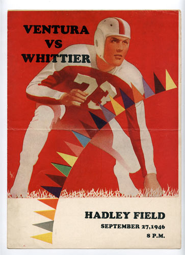 1946 Ventura vs Whittier College Football Program