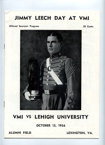 1956 VMI Virginia Military Institute vs Lehigh University College Football Program