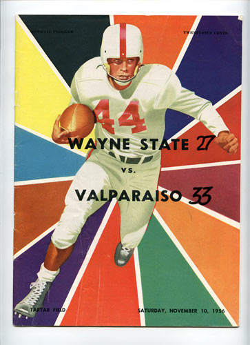 1956 Wayne vs Valparaiso College Football Program