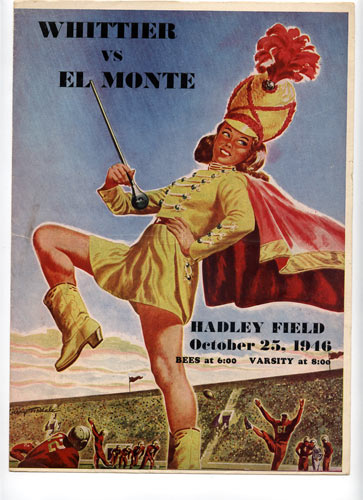 1946 Whittier vs El Monte College Football Program