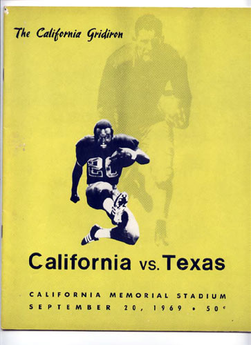 1969 Cal vs Texas College Football Program