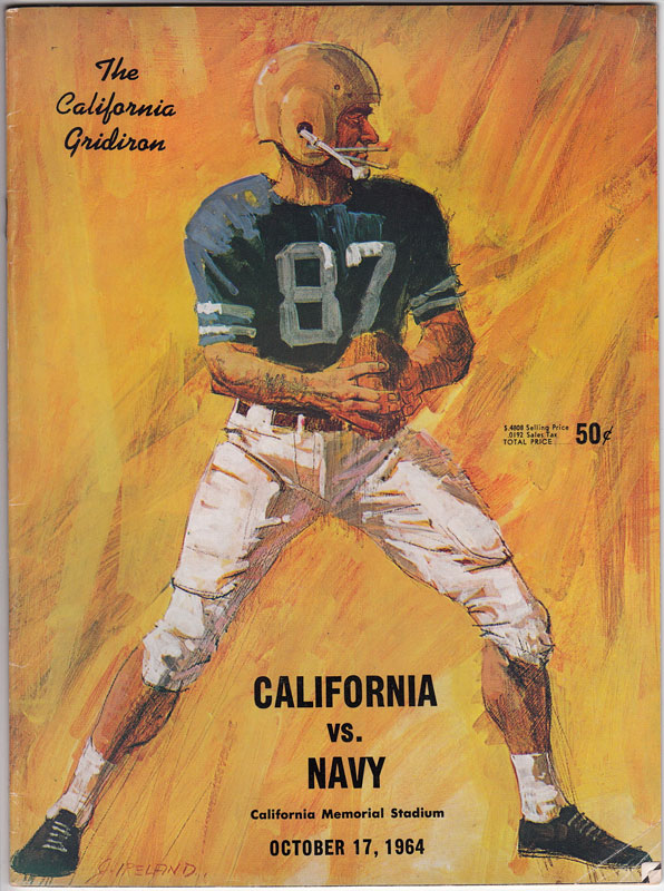 Cal Bears vs Navy 1964 College Football Program