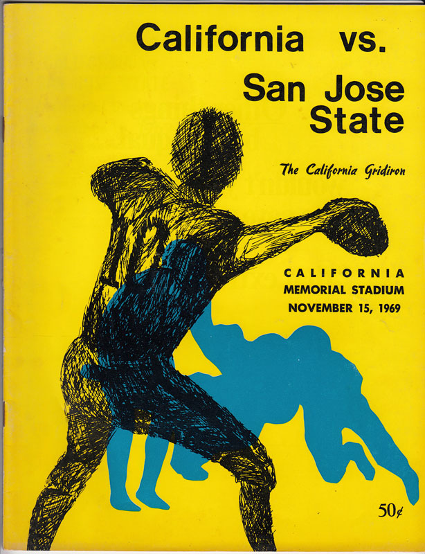 California vs San Jose State 1969 College Football Program
