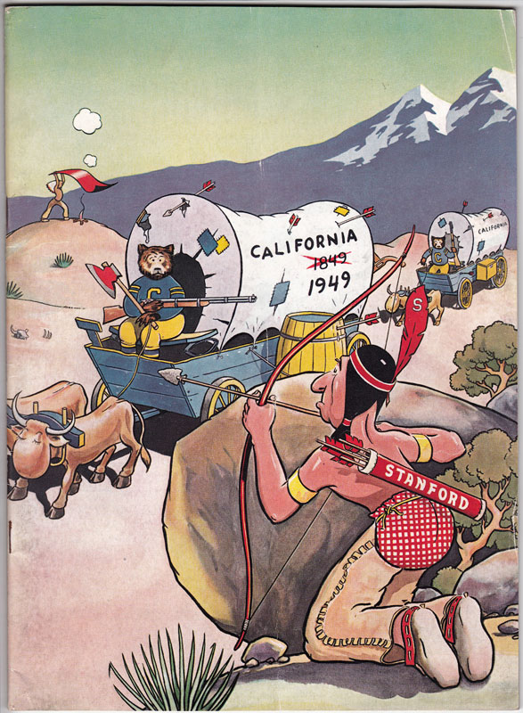 Cal Bears vs Stanford Big Game 1949 College Football Program