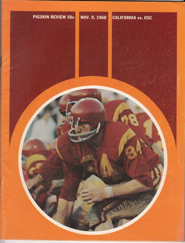 California vs USC 1968 College Football Program