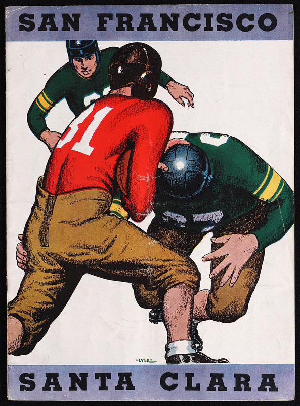 1936 University of San Francisco vs University of Santa Clara College Football Program