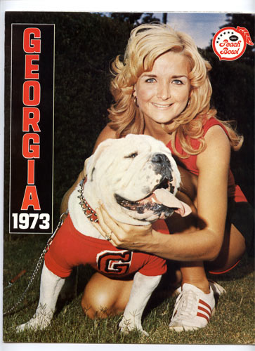 Georgia Bulldogs College Football - 1973 Peach Bowl Media Guide
