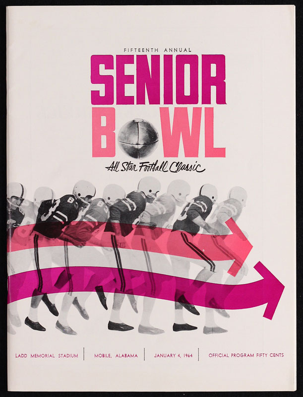 1964 Senior Bowl College Football Program