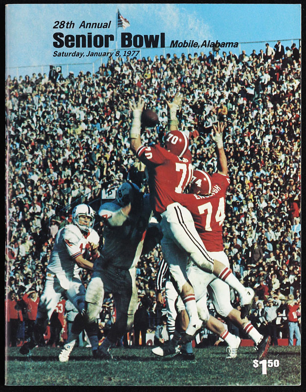 1977 Senior Bowl College Football Program