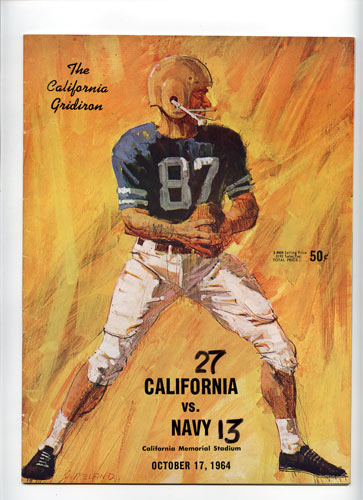 1964 Cal Bears vs Navy Program