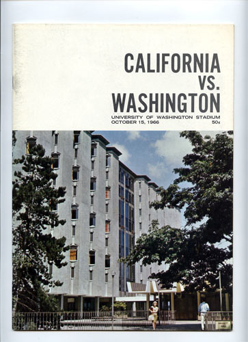 1966 Cal Bears vs Washington College Football Program