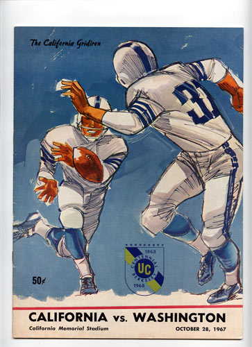 1967 Cal Bears vs Washington College Football Program