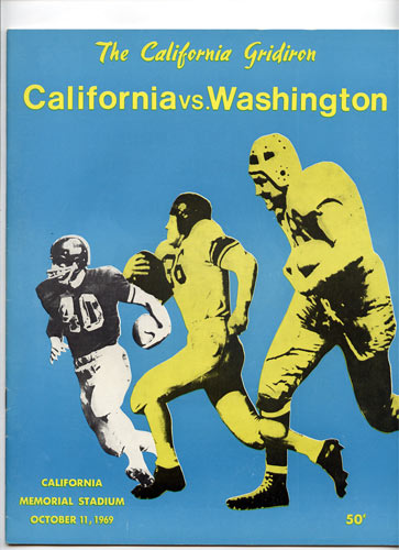 1969 Cal Bears vs Washington College Football Program