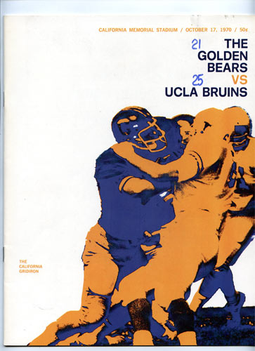 1970 Cal Bears vs UCLA College Football Program