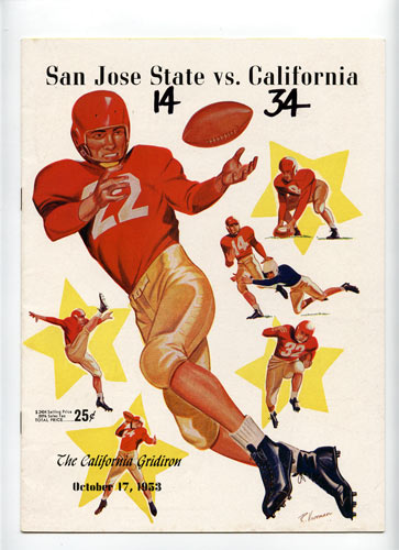 1953 San Jose State vs Cal Bears College Football Program