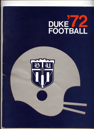 1972 Duke Football Media Guide
