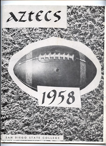 1958 San Diego State College Football Media Guide