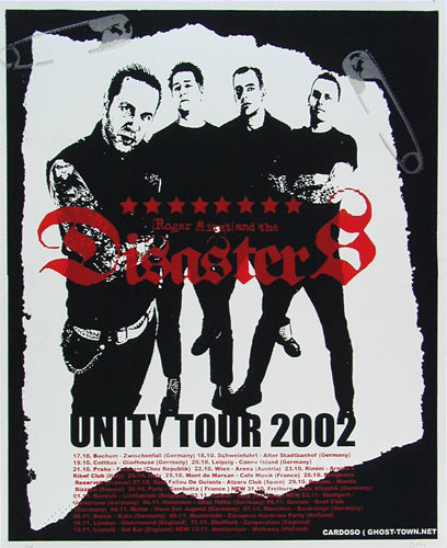 Pete Cardoso Roger Miret and the Disasters Poster