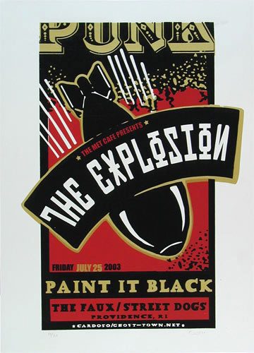 Pete Cardoso The Explosion Poster