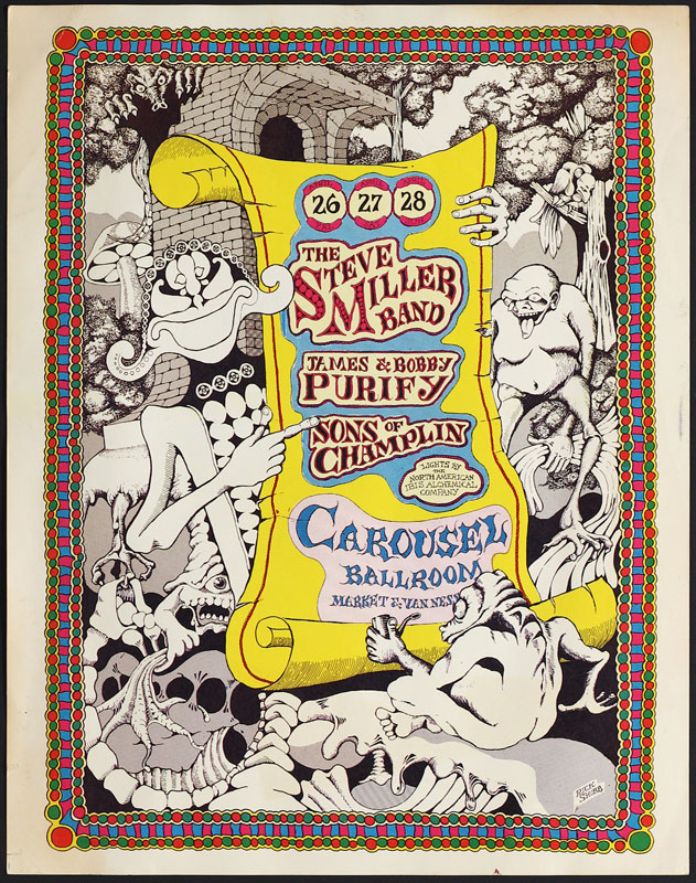 Rick Shubb Carousel Ballroom - Steve Miller Band Poster