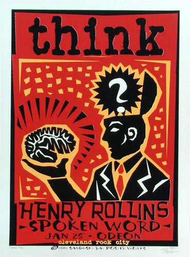 Sean Carroll Henry Rollins Poster