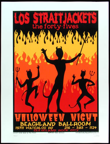 Sean Carroll Los Straitjackets Poster