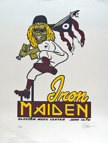 Sean Carroll Iron Maiden Poster