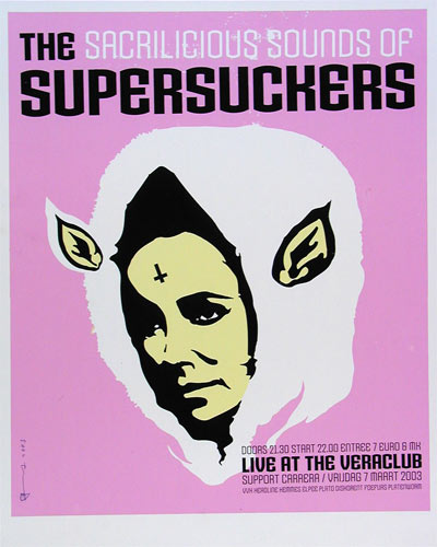 Paul van der Werf Supersuckers Poster