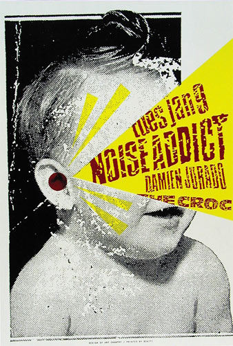 Art Chantry Noise Addict Poster