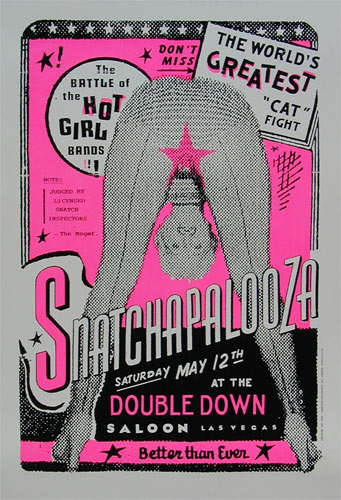 Art Chantry Snatchapalooza Poster