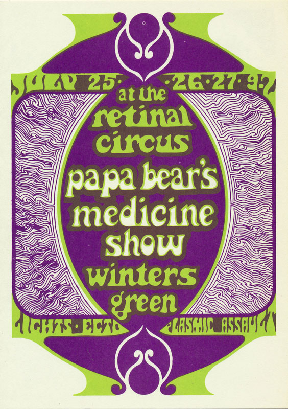 Steve Seymour Papa Bear's Medicine Show Postcard