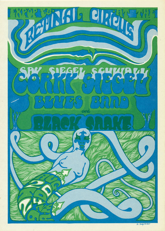 Steve Seymour Expop '68 at the Retinal Circus: Corky Siegel Blues Band Postcard