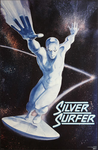 Silver Surfer Marvel Press Poster