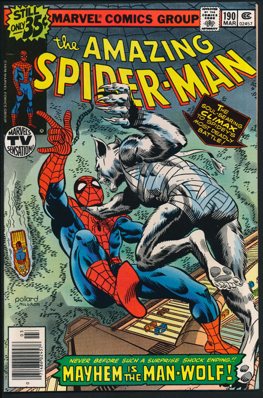 Amazing Spider-Man 190 Comic Book