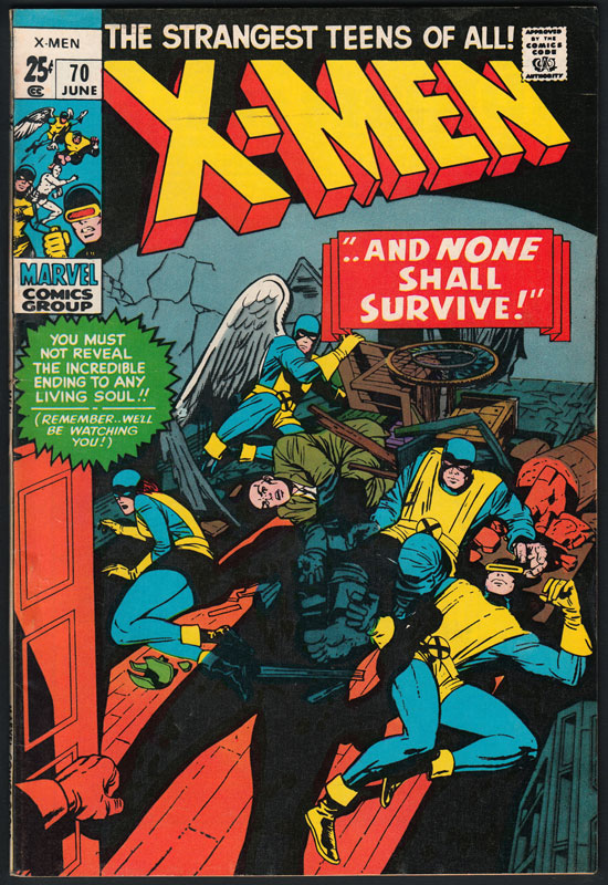 X-Men 70 Comic Book