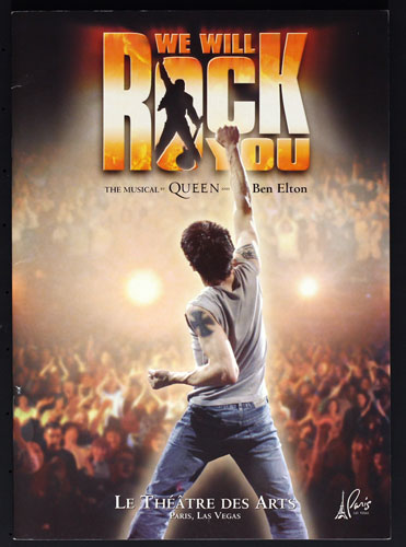 We Will Rock You - The Musical by Queen and Ben Elton Concert Program