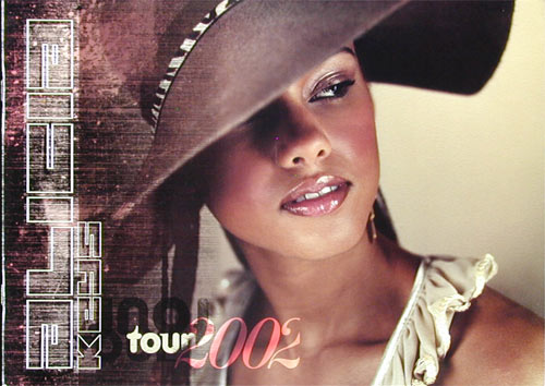 Alicia Keys 2002 Tour Concert Program