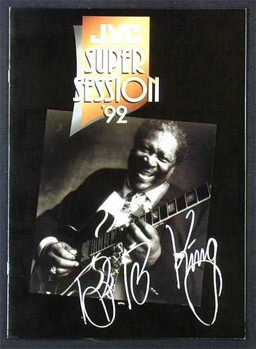 JVC Super Session 1992 Featuring B.B King and Robert Cray Concert Program