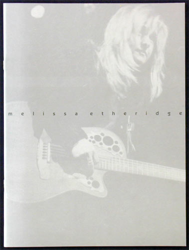 Melissa Etheridge 1996 Tour Concert Program