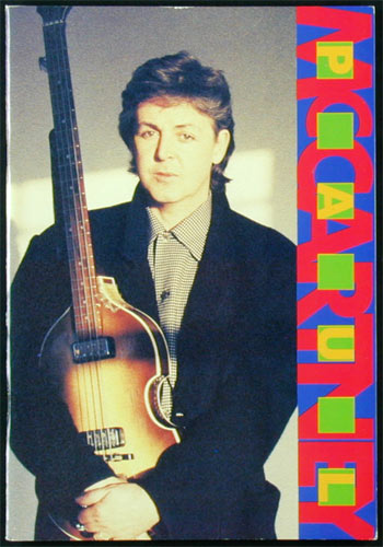 Paul McCartney 89-90 Japan Tour Concert Program