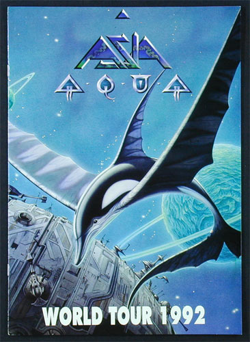 Asia 1992 Aqua World Tour Concert Program