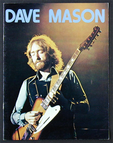 Dave Mason 1975 Tour Concert Program