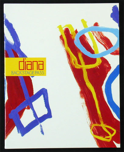 Diana Ross 1991 Backstage Pass Tour Concert Program