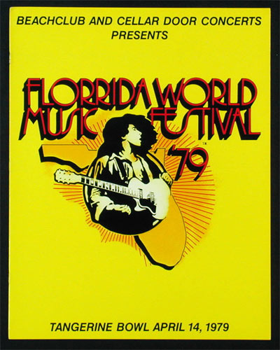 Florrida World Music Festival 1979 Concert Program