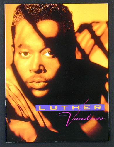 Luther Vandross 1991 Power Of Love Tour Concert Program