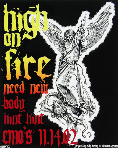 Jared Connor High On Fire Poster