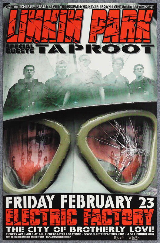 Jeff Wood - Drowning Creek Linkin Park Poster