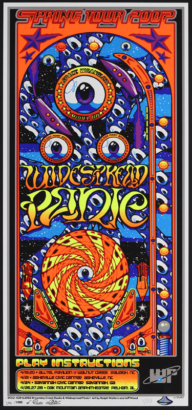 W. Ralph Walters and Jeff Wood - Drowning Creek Widespread Panic Handbill